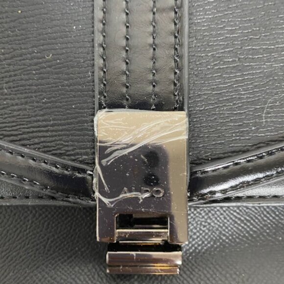 Aldo Black Women's Crossbody Bag Chain Shoulder Bag Small New With Tags - Picture 5 of 9